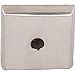 Top Knobs M2017 Aspen II Square Backplate 7/8 Inch in Brushed Satin Nickel