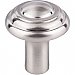 Top Knobs M2032 Aspen II Button Knob 1 1/4 Inch in Brushed Satin Nickel