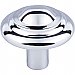Top Knobs M2036 Aspen II Button Knob 1 3/4 Inch in Polished Chrome