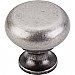 Top Knobs M275 Flat Faced Knob 1 1/4 Inch in Pewter Antique