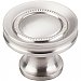 Top Knobs M292 Button Faced Knob 1 1/4 Inch in Brushed Satin Nickel