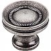Top Knobs M294 Button Faced Knob 1 1/4 Inch in Pewter Antique