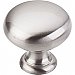Top Knobs M345 Hollow Round Knob 1 1/4 Inch in Brushed Satin Nickel
