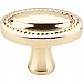 Top Knobs M346 Oval Rope Knob 1 1/4 Inch in Polished Brass