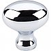 Top Knobs M369 Egg Knob 1 1/4 Inch in Polished Chrome