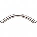 Top Knobs M424 Curved Wire Pull 3 3/4 Inch Center to Center in Brushed Satin Nickel