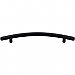 Top Knobs M539 Curved Bar Pull 6 5/16 Inch Center to Center in Flat Black