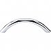 Top Knobs M540 Curved Pull 3 3/4 Inch Center to Center in Polished Chrome