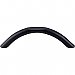 Top Knobs M542 Curved Pull 3 3/4 Inch Center to Center in Flat Black