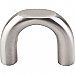 Top Knobs M546 Curved Pull 1 1/4 Inch Center to Center in Brushed Satin Nickel