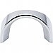 Top Knobs M553 U - Pull 1 1/4 Inch Center to Center in Polished Chrome