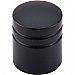 Top Knobs M584 Stacked Knob 1 Inch in Flat Black