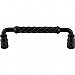 Top Knobs M671 Twisted Bar Pull 6 Inch Center to Center in Patina Black