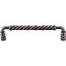 Top Knobs M673 Twisted Bar Pull 8 Inch Center to Center in Pewter