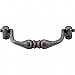 Top Knobs M688 Andelle Drop Pull 3 3/4 Inch Center to Center in Pewter