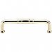 Top Knobs M840-96 Normandy D-Pull 3 3/4 Inch Center to Center in Polished Brass
