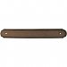 Top Knobs M880 Plain Back Plate 12 Inch Center to Center in German Bronze