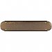 Top Knobs M904 Plain Push Plate 15 Inch in German Bronze