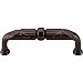 Top Knobs M937 Ribbon & Reed D-Pull 3 3/4 Inch Center to Center in Oil Rubbed Bronze