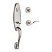 Baldwin SCCHExCURLTRR150 Chesapeake Single Cylinder Handleset with Traditional Lever on Interior