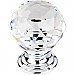 Top Knobs TK125PC Clear Crystal Knob 1 1/8 Inch in Polished Chrome