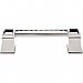 Top Knobs TK187PN Great Wall Pull 4 Inch Center to Center in Polished Nickel