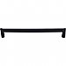 Top Knobs TK244BLK Meadows Edge Circle Appl. Pull 12 Inch Center to Center in Flat Black