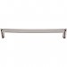 Top Knobs TK244BSN Meadows Edge Circle Appl. Pull 12 Inch Center to Center in Brushed Satin Nickel