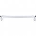 Top Knobs TK244PC Meadows Edge Circle Appl. Pull 12 Inch Center to Center in Polished Chrome
