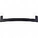 Top Knobs TK249BLK Euro Open Arched Pull 5 Inch Center to Center in Flat Black