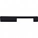Top Knobs TK24BLK Linear Pull 7 Inch Center to Center in Flat Black