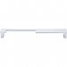 Top Knobs TK258ALU Modern Metro Notch Pull A 9 Inch Center to Center in Aluminum