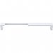 Top Knobs TK258WHT Modern Metro Notch Pull A 9 Inch Center to Center in White