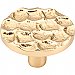 Top Knobs TK297BR Cobblestone Large Round Knob 1 15/16 Inch in Polished Brass