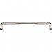 Top Knobs TK327PN Reeded Appliance Pull 12 Inch Center to Center in Polished Nickel