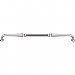 Top Knobs TK345BSN Chalet Pull 12 Inch Center to Center in Brushed Satin Nickel