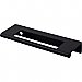 Top Knobs TK520BLK Europa Cut Out Tab Pull 3 3/4 Inch Center to Center in Flat Black