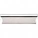 Top Knobs TK553PN Glacier Pull 3 Inch Center to Center in Polished Nickel