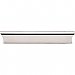 Top Knobs TK554PN Glacier Pull 5 Inch Center to Center in Polished Nickel
