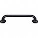 Top Knobs TK594BLK Oculus Oval Pull 5 1/16 Inch Center to Center in Flat Black