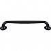 Top Knobs TK595BLK Oculus Oval Pull 6 5/16 Inch Center to Center in Flat Black