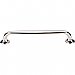 Top Knobs TK595PN Oculus Oval Pull 6 5/16 Inch Center to Center in Polished Nickel