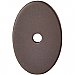 Top Knobs TK60ORB Oval Medium Backplate 1 1/2 Inch in Oil Rubbed Bronze