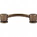 Top Knobs TK63GBZ Oval Thin Pull 3 3/4 Inch Center to Center in German Bronze