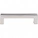 Top Knobs TK672PN Podium Pull 3 3/4 Inch Center to Center in Polished Nickel