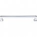 Top Knobs TK709PC Ascendra Appliance Pull 12 Inch Center to Center in Polished Chrome