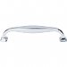 Top Knobs TK723PC Contour Pull 5 1/16 Inch Center to Center in Polished Chrome
