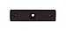 Top Knobs TK741SAB Channing Backplate 3 Inch in Sable