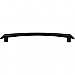 Top Knobs TK788BLK Edgewater Appliance Pull 12 Inch Center to Center in Flat Black