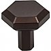 Top Knobs TK791ORB Lydia Knob 1 1/8 Inch in Oil Rubbed Bronze
